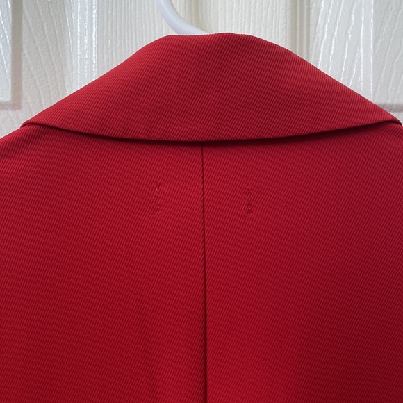 •Leith• Oversized Lightweight Red Boyfriend Blazer - Picture 12 of 13